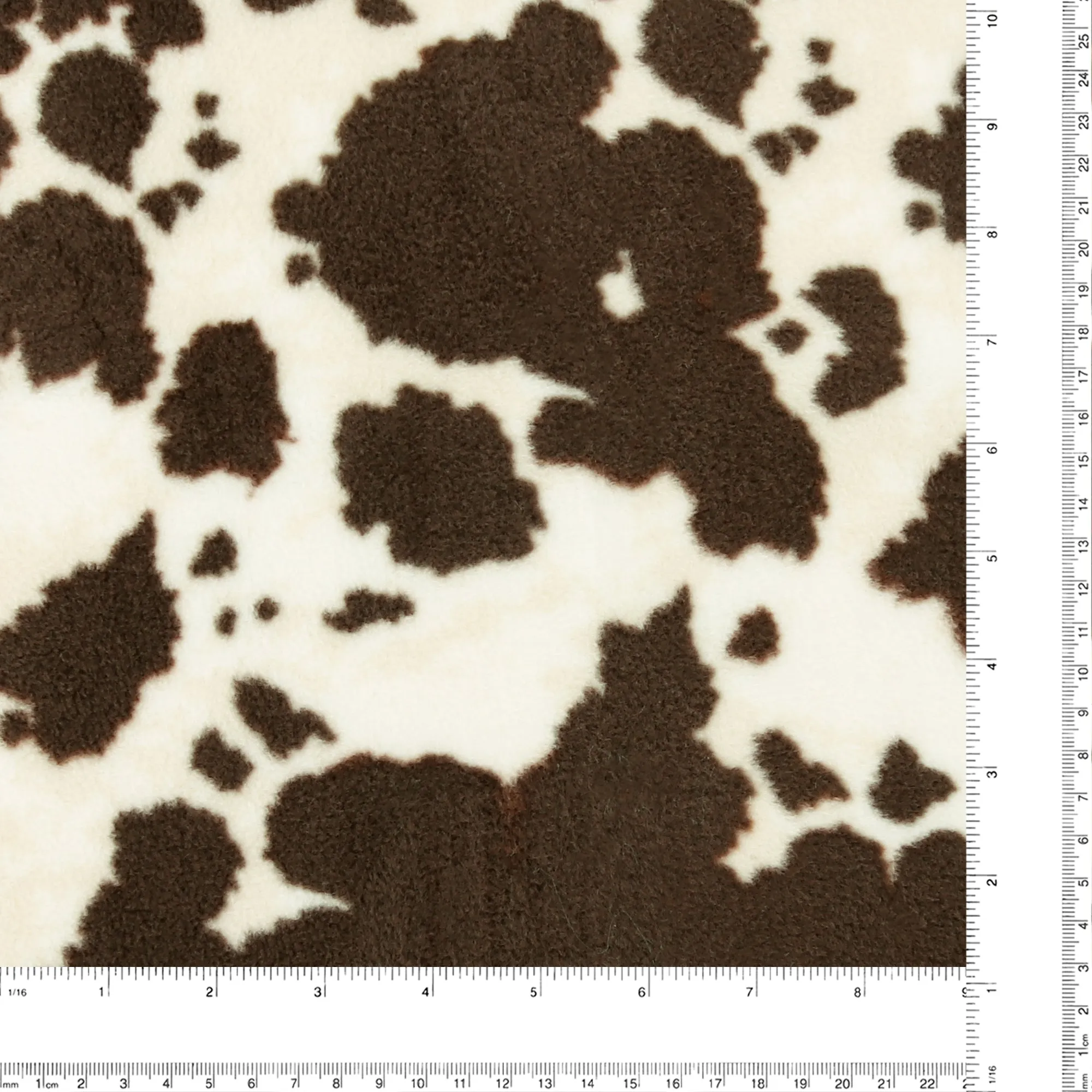 Anti Pill Fleece Print - MONTANA - CH1 - Caramel