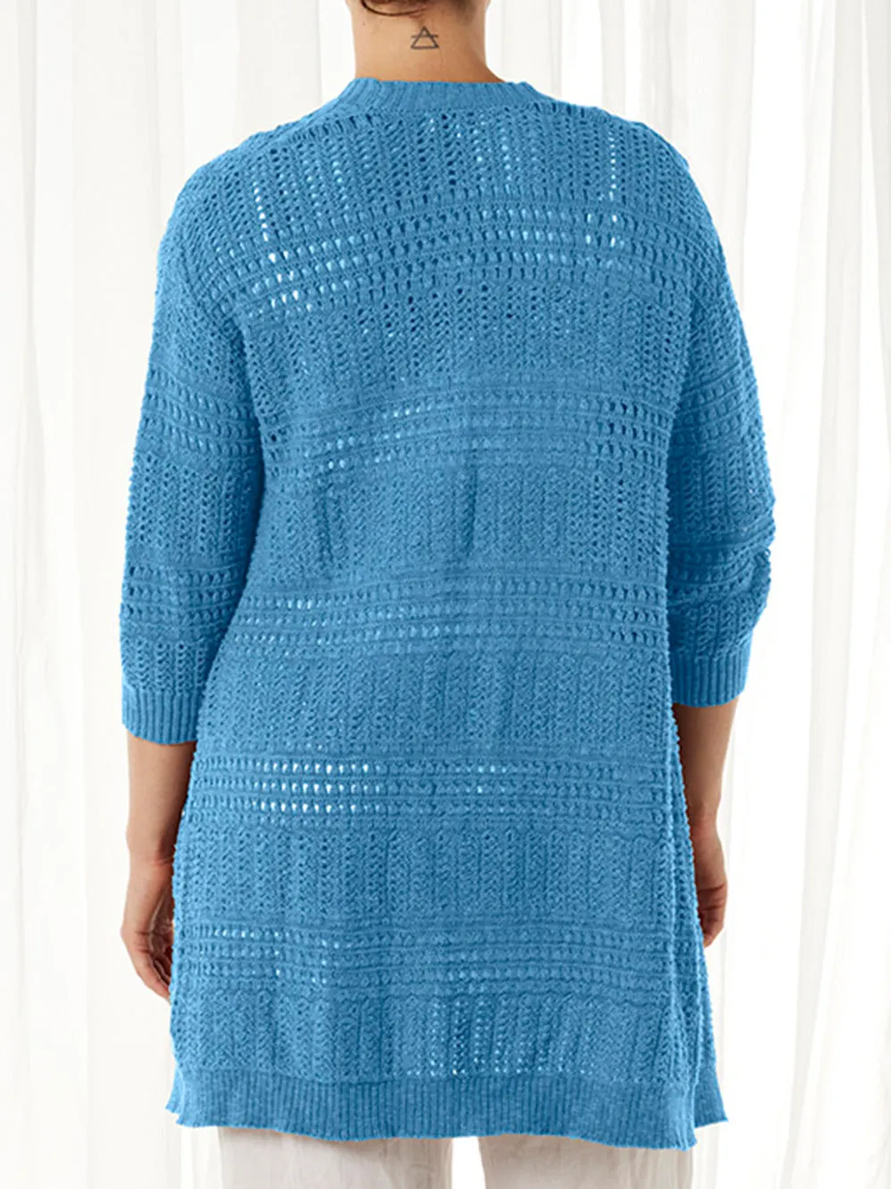 BRIDGE & LORD LONGLINE CROCHET CARDI