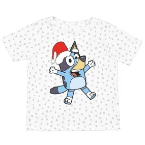 Christmas Blue Dog Tee