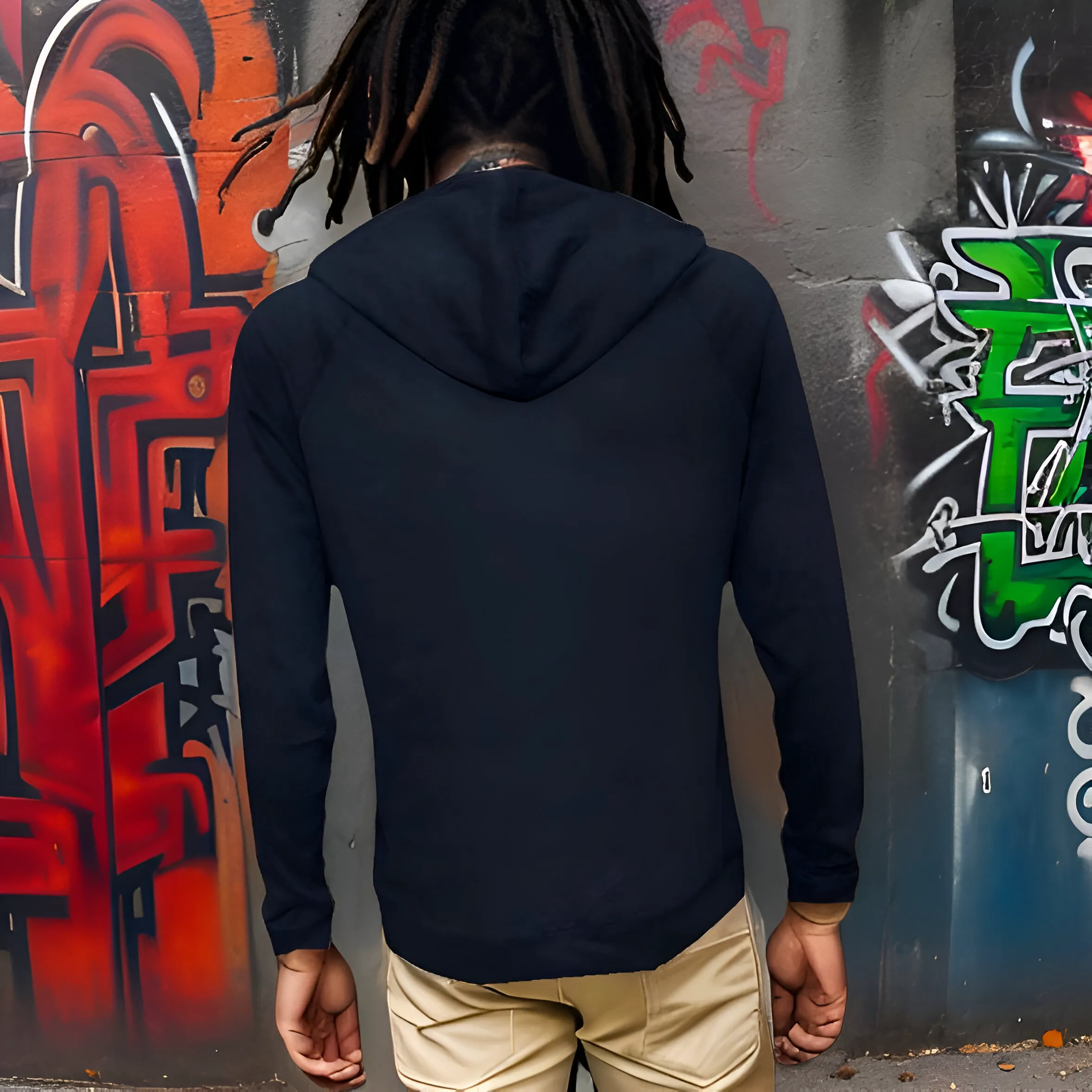 ^C.O.A.^ (NAVY) LIGHTWEIGHT PULLOVER HOODIES (SUMMER STYLE)