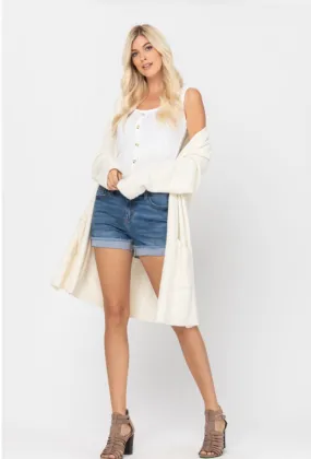 Cuffed Hem Shorts