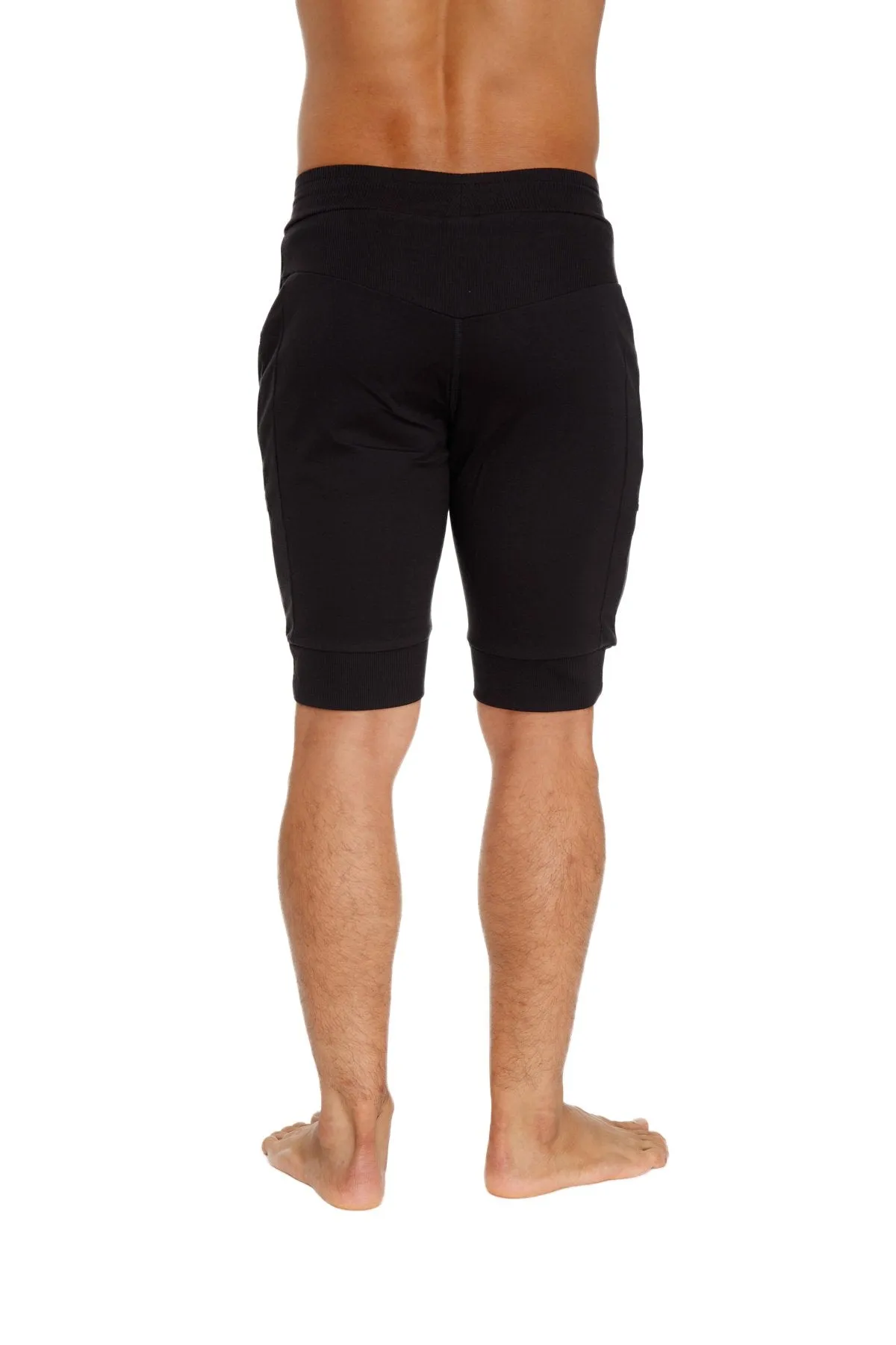 Cuffed Yoga Short (Black)