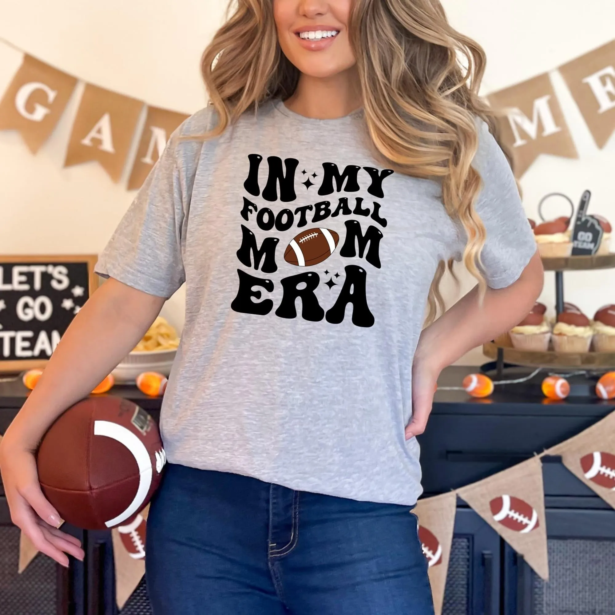 Football Mom Era Graphic Tee