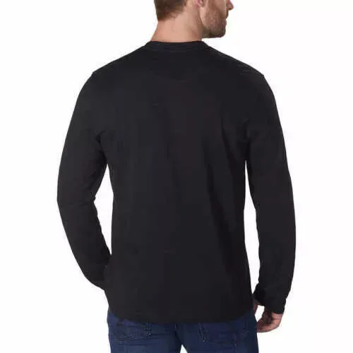 Kenneth Cole Mens Long Sleeve Henley 100% Cotton, Size Large