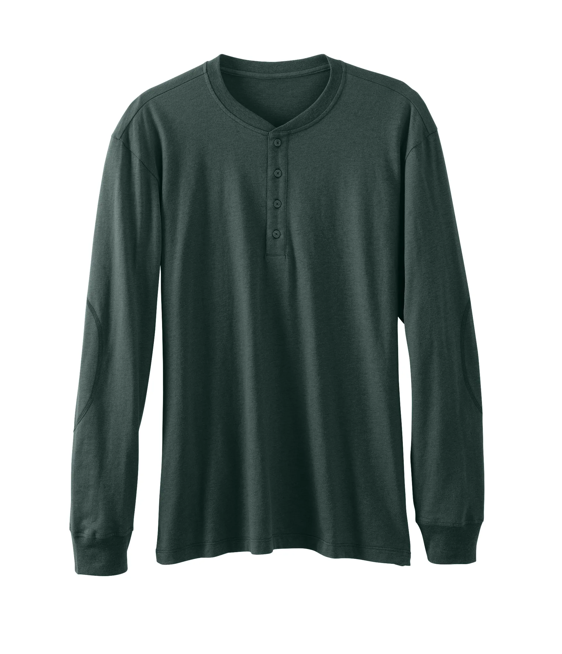 Men's Luxe 100% Organic Cotton Long Sleeve Henley