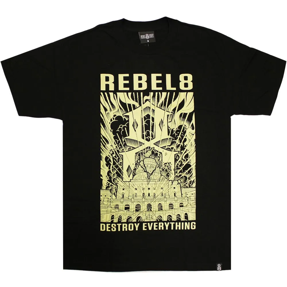 Rebel8 Capitol 8 Men's T-shirt Black