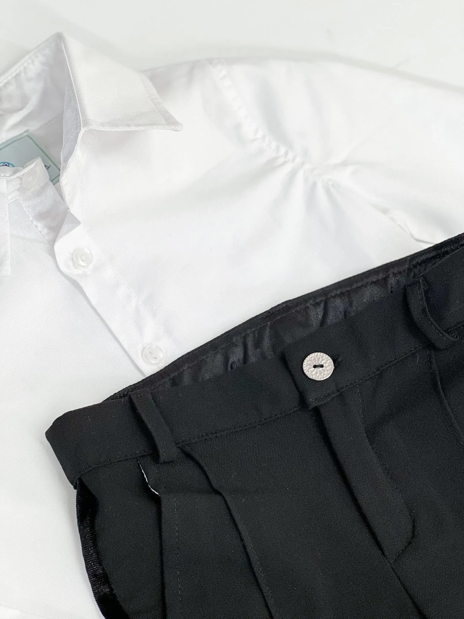 Tuxedo Shirt and Pants Set