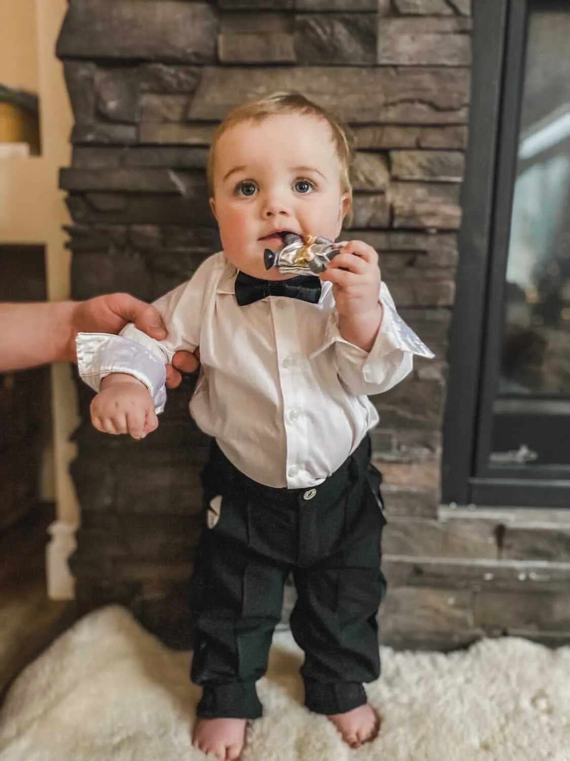 Tuxedo Shirt and Pants Set