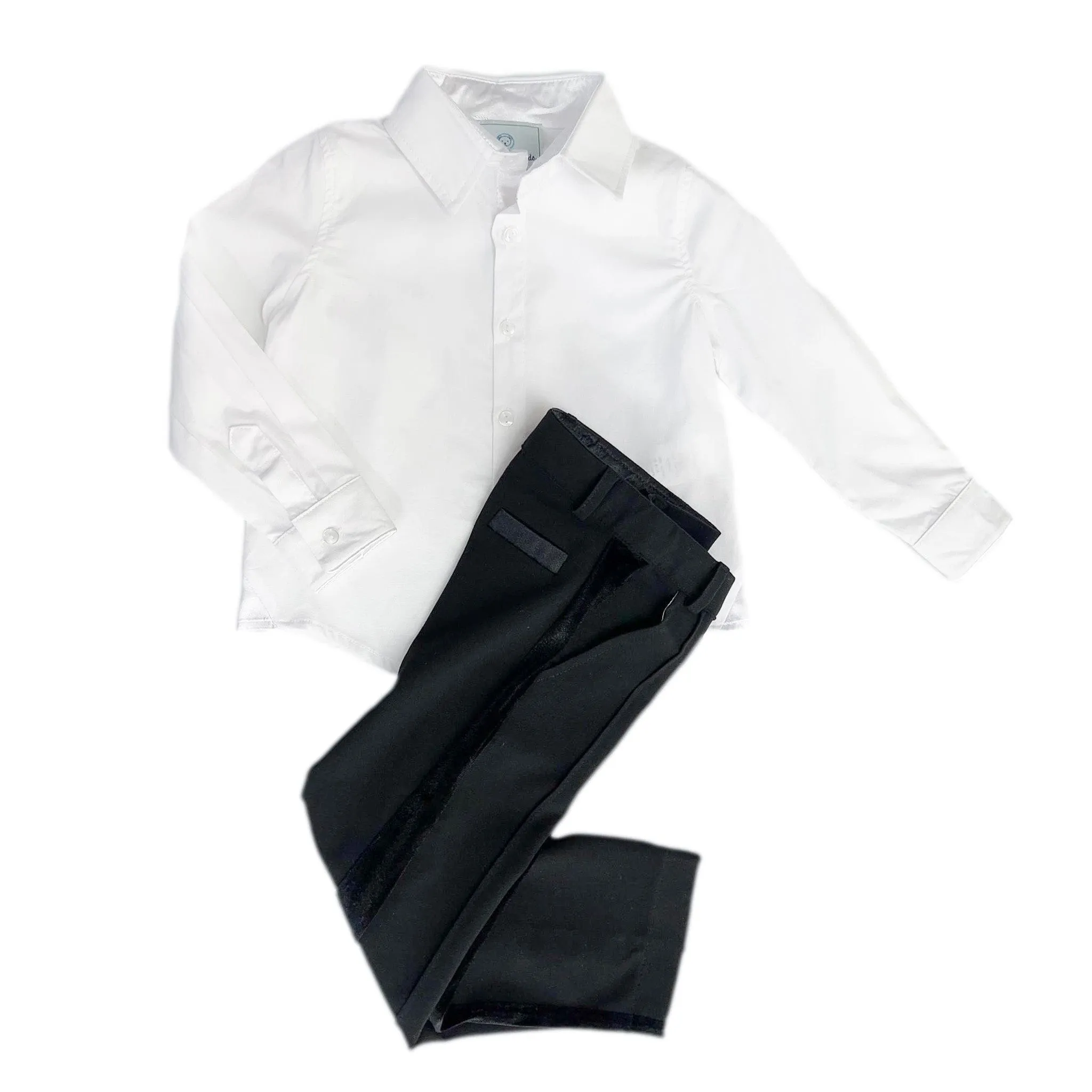 Tuxedo Shirt and Pants Set