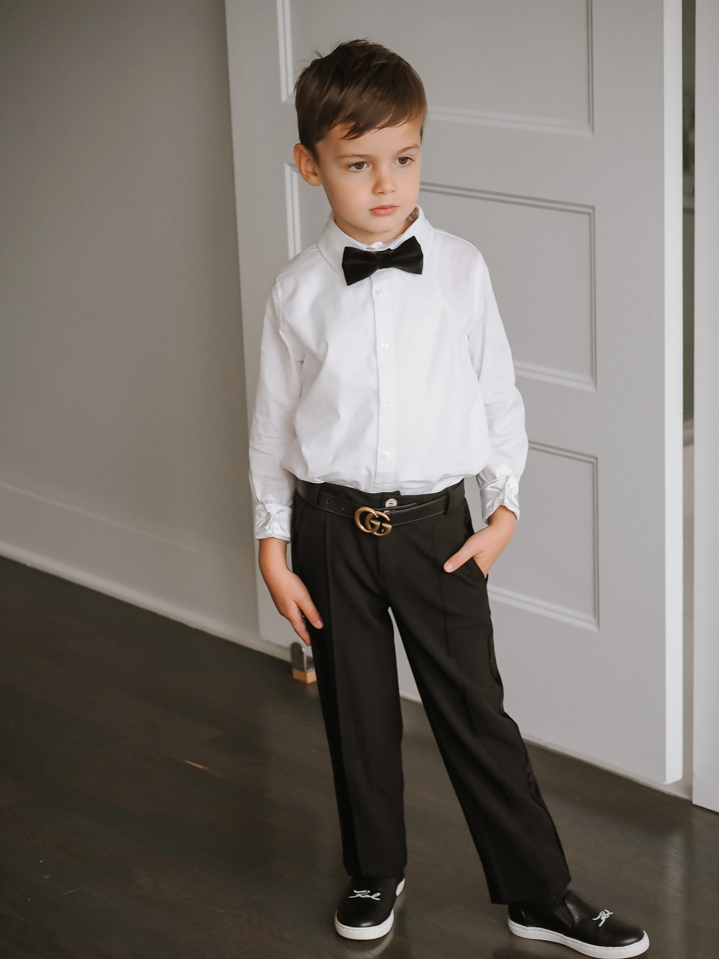 Tuxedo Shirt and Pants Set