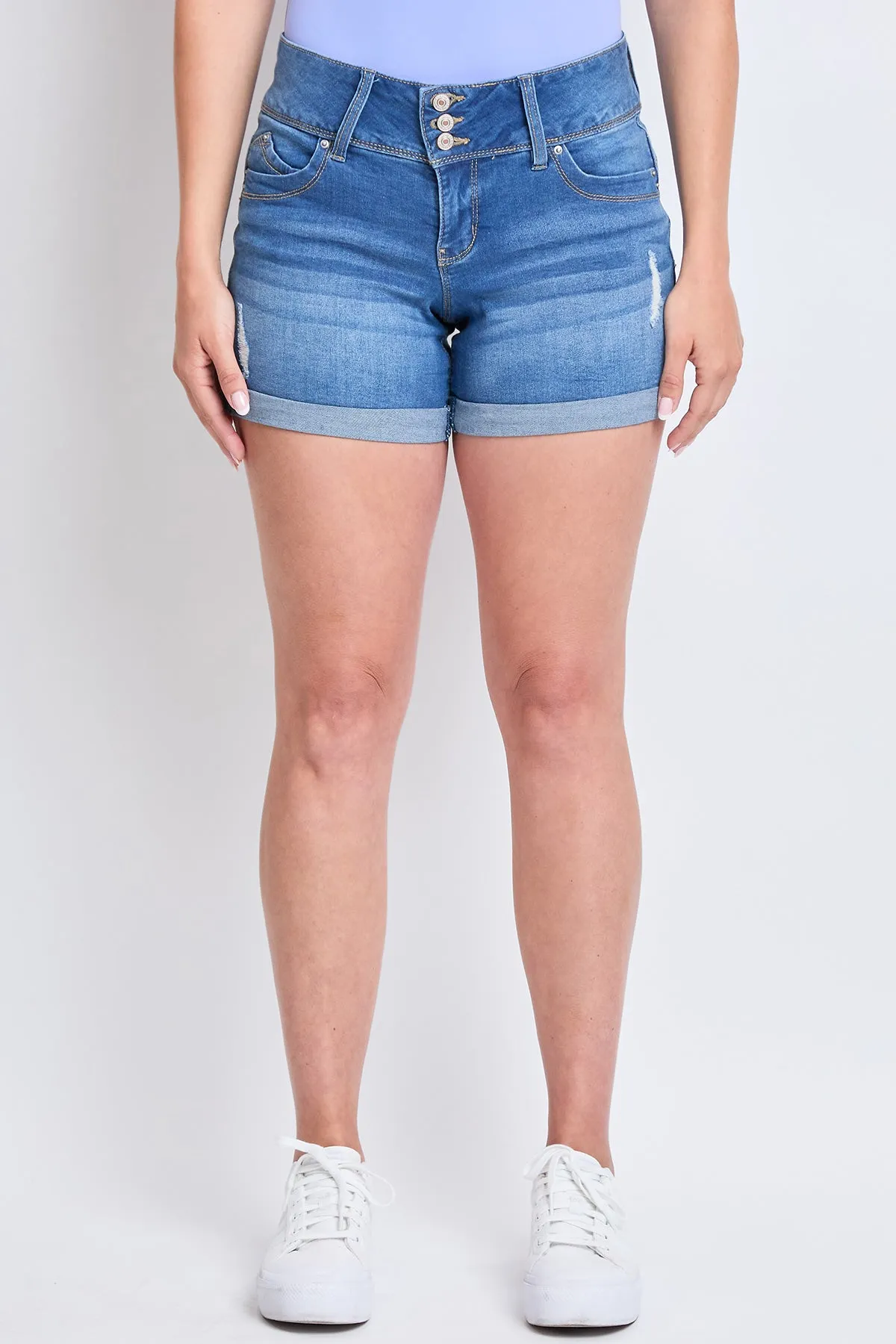 Women's WannaBettaButt 3 Button Cuffed Shorts Sustainable